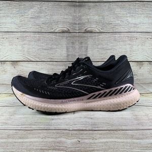 Brooks Womens Size 9 Glycerin GTS 19 Running Shoes Black 1203441B074 Lace Up